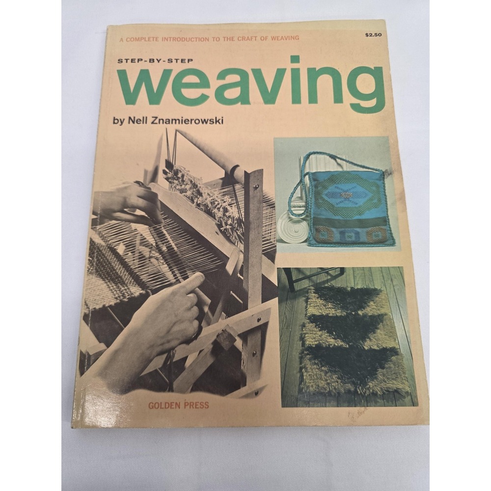 Nell Znamierowski Weaving Intro To The Craft 1967 Linden Press Paperback Peach
